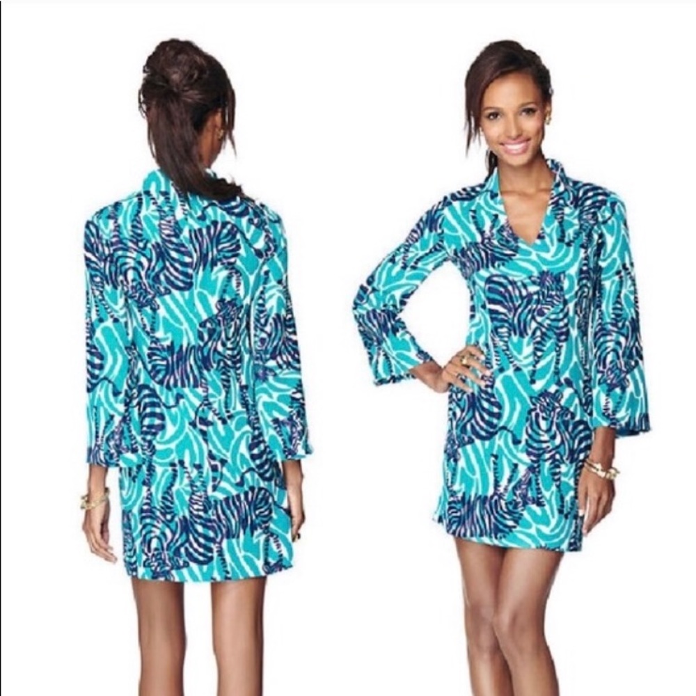NWT Lilly Pulitzer Devina Dress in Zebra Print